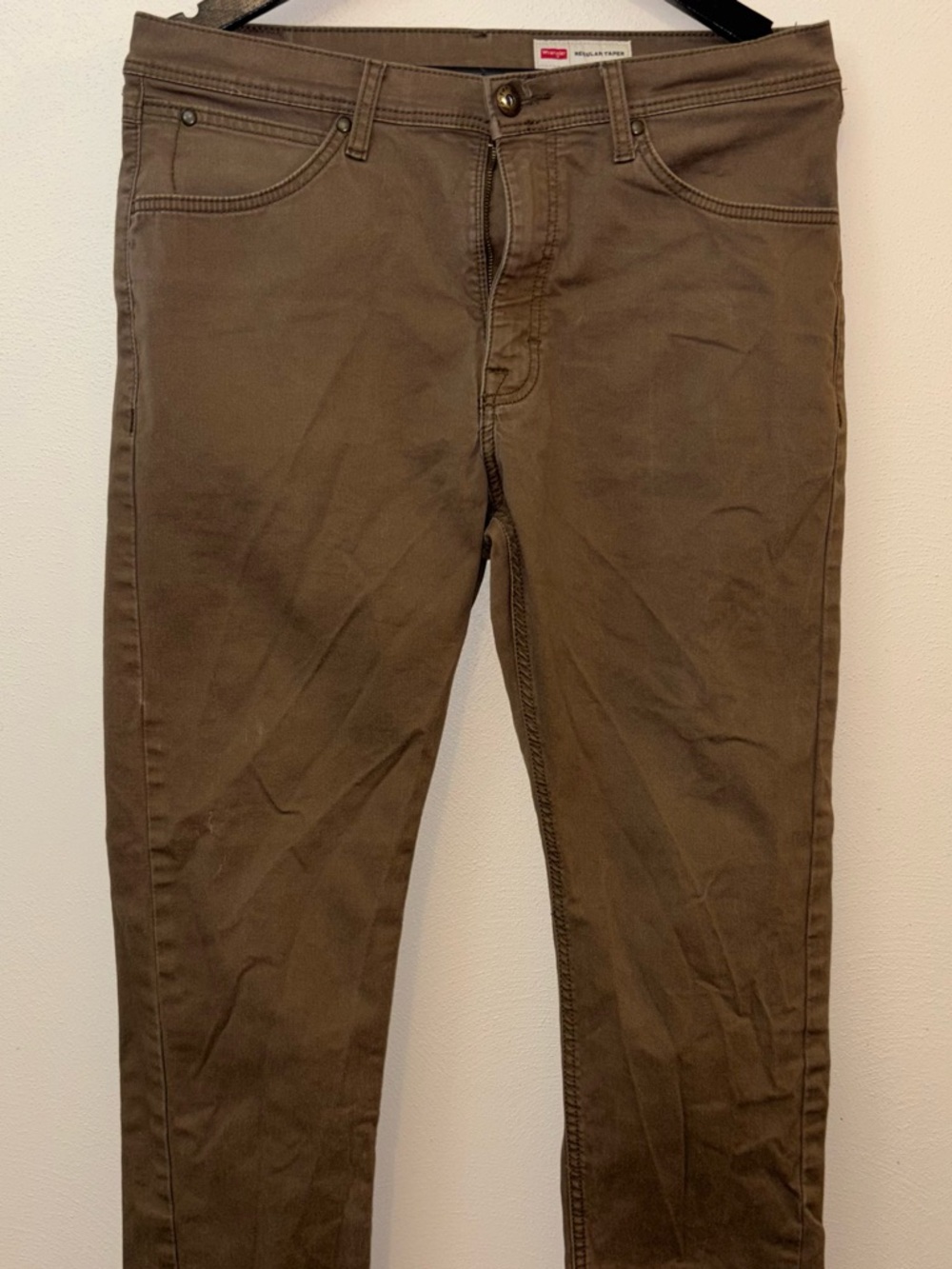 Wrangler Men Slim Jeans Brown